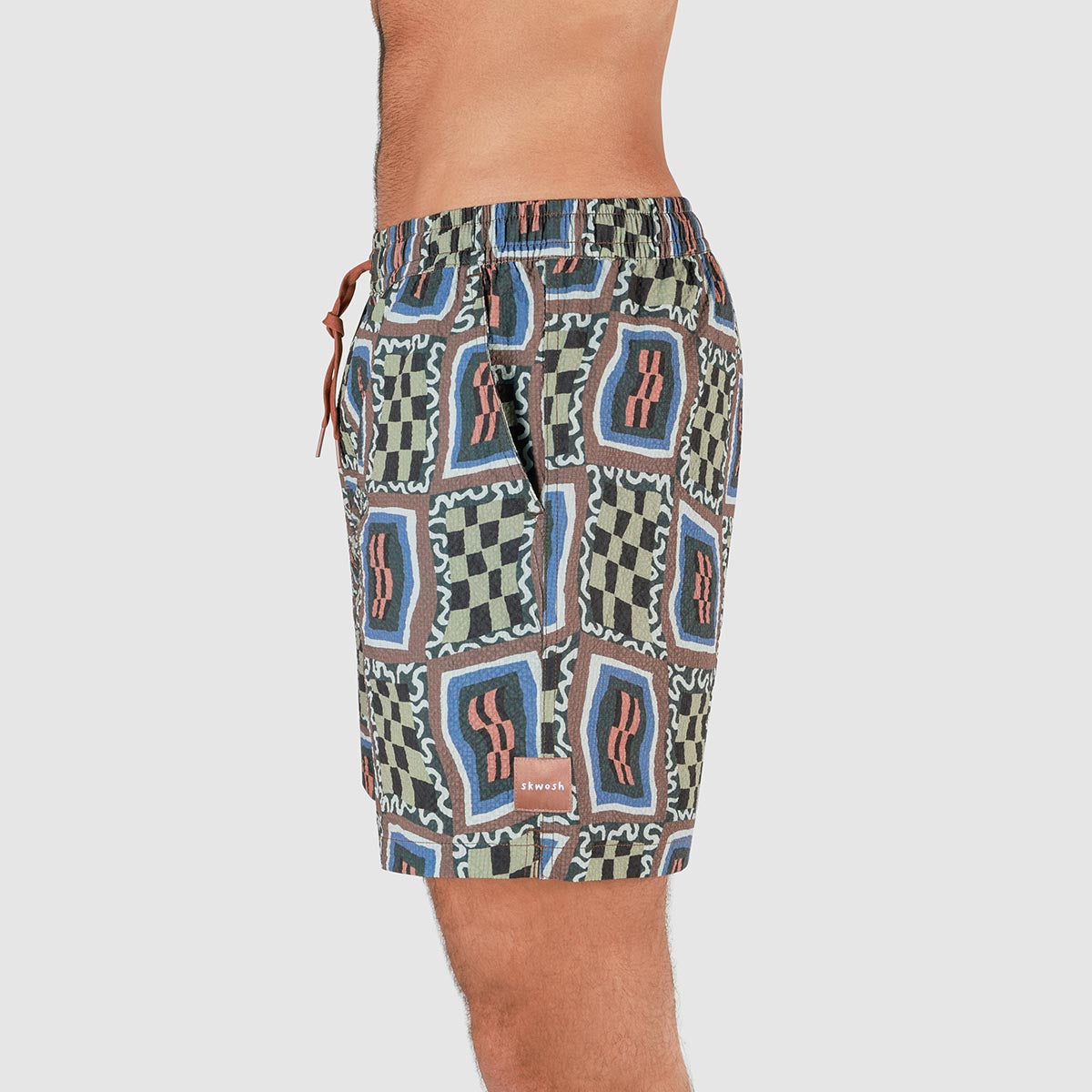 Magic Carpet Seersucker Everyday Shorts in Multi