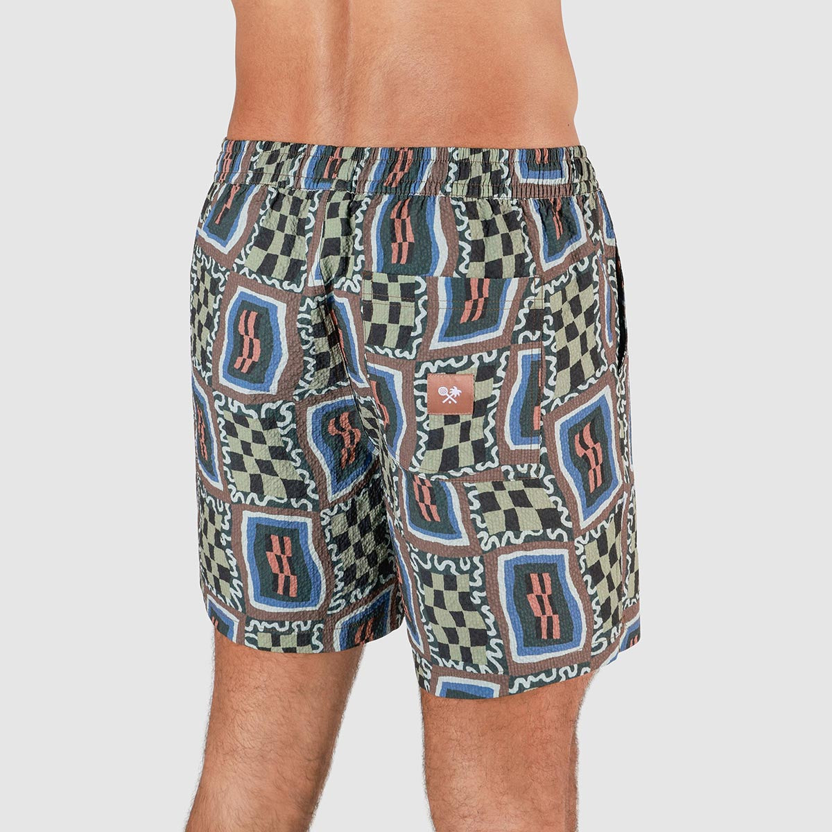 Magic Carpet Seersucker Everyday Shorts in Multi