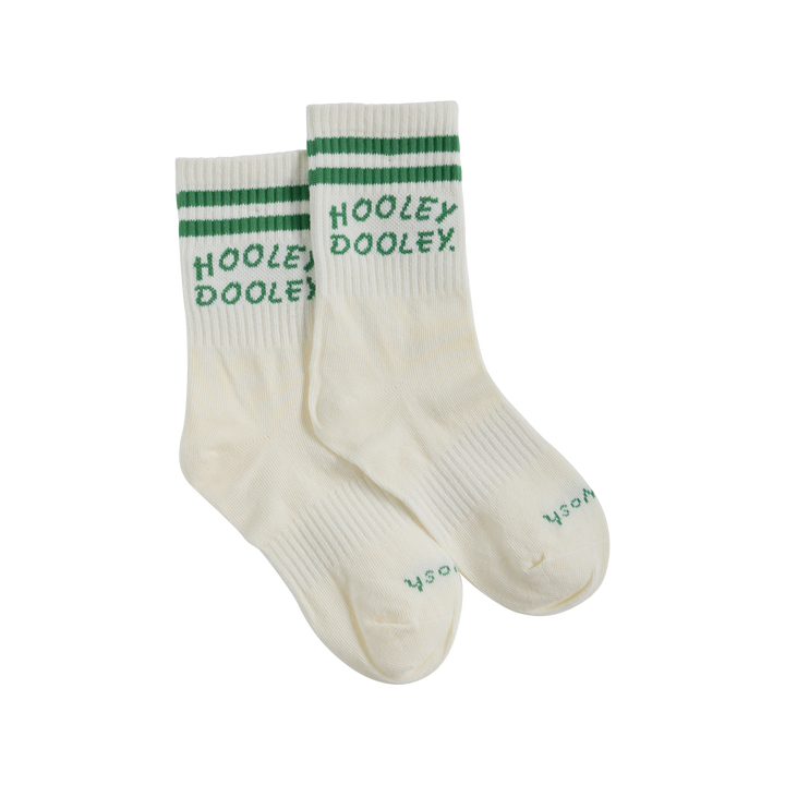 Hooley Dooley Kids Socks in Green Stripe