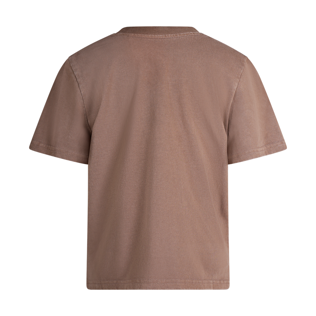 Dog House Kids Slang Tee in Brown
