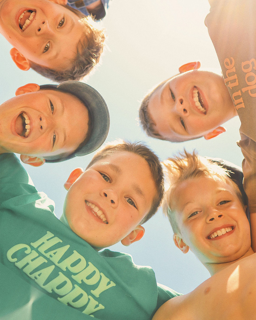 Happy Chappy Boys Regular Tee in Green