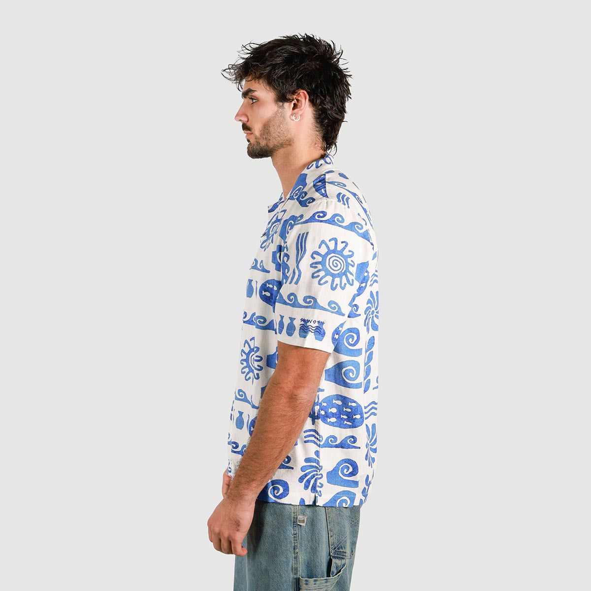 Greek Yoghurt Holiday Shirt in White