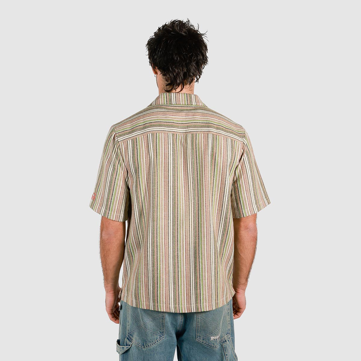 Grandpa's Couch Holiday Shirt in Multi Stripe