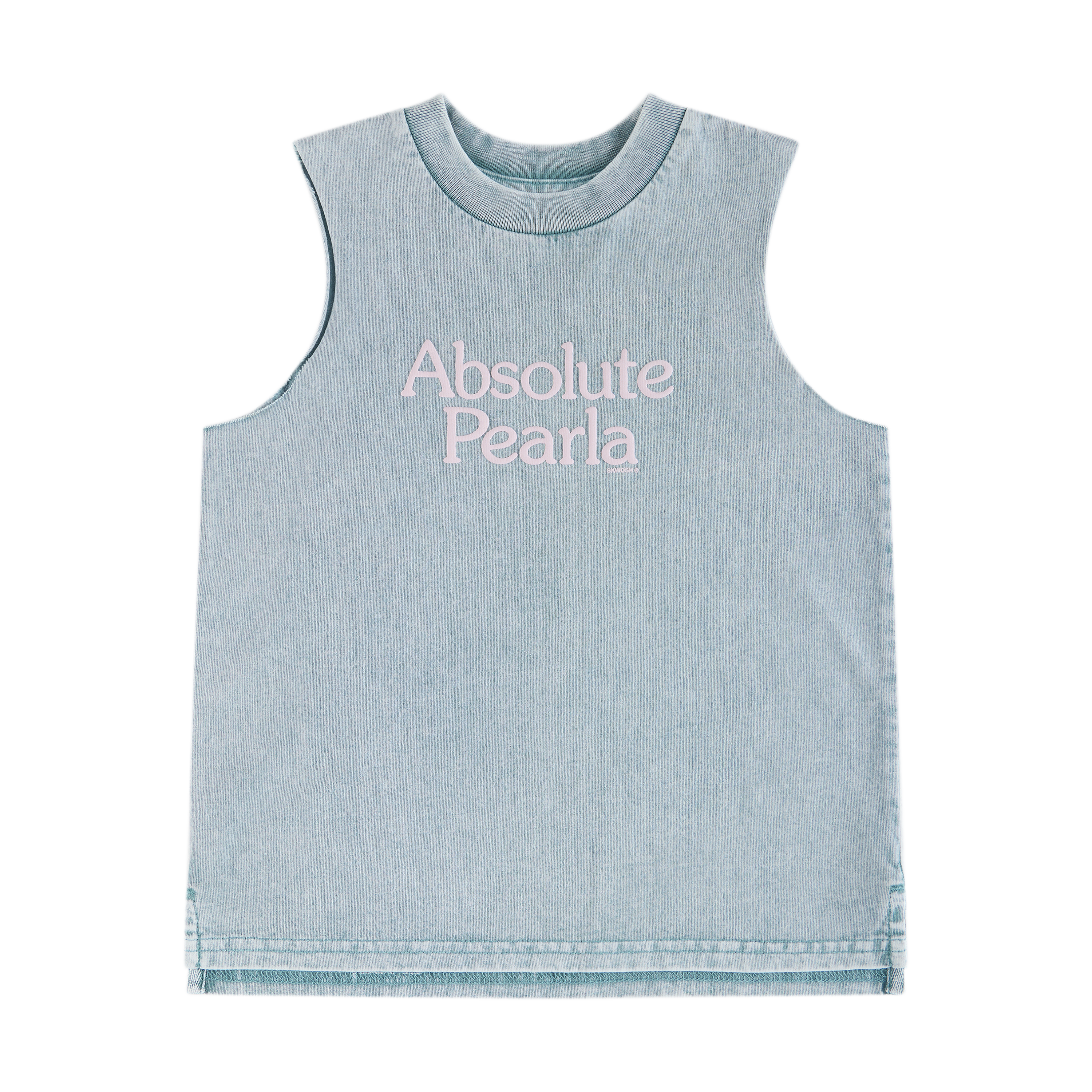 Absolute Pearla Kids Muscle Tank in Light Blue
