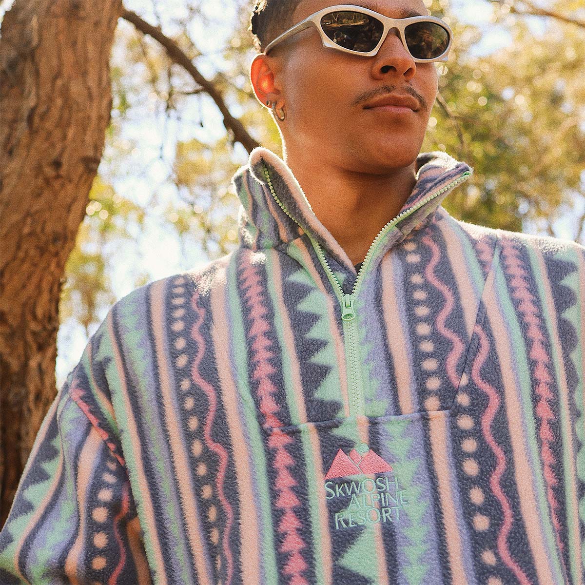 Get Funky Polar Fleece Half Zip