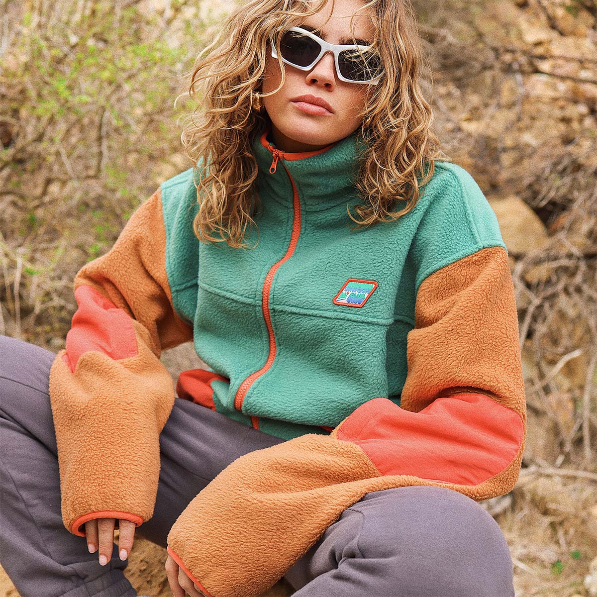 Camper Polar Fleece Utility Jacket