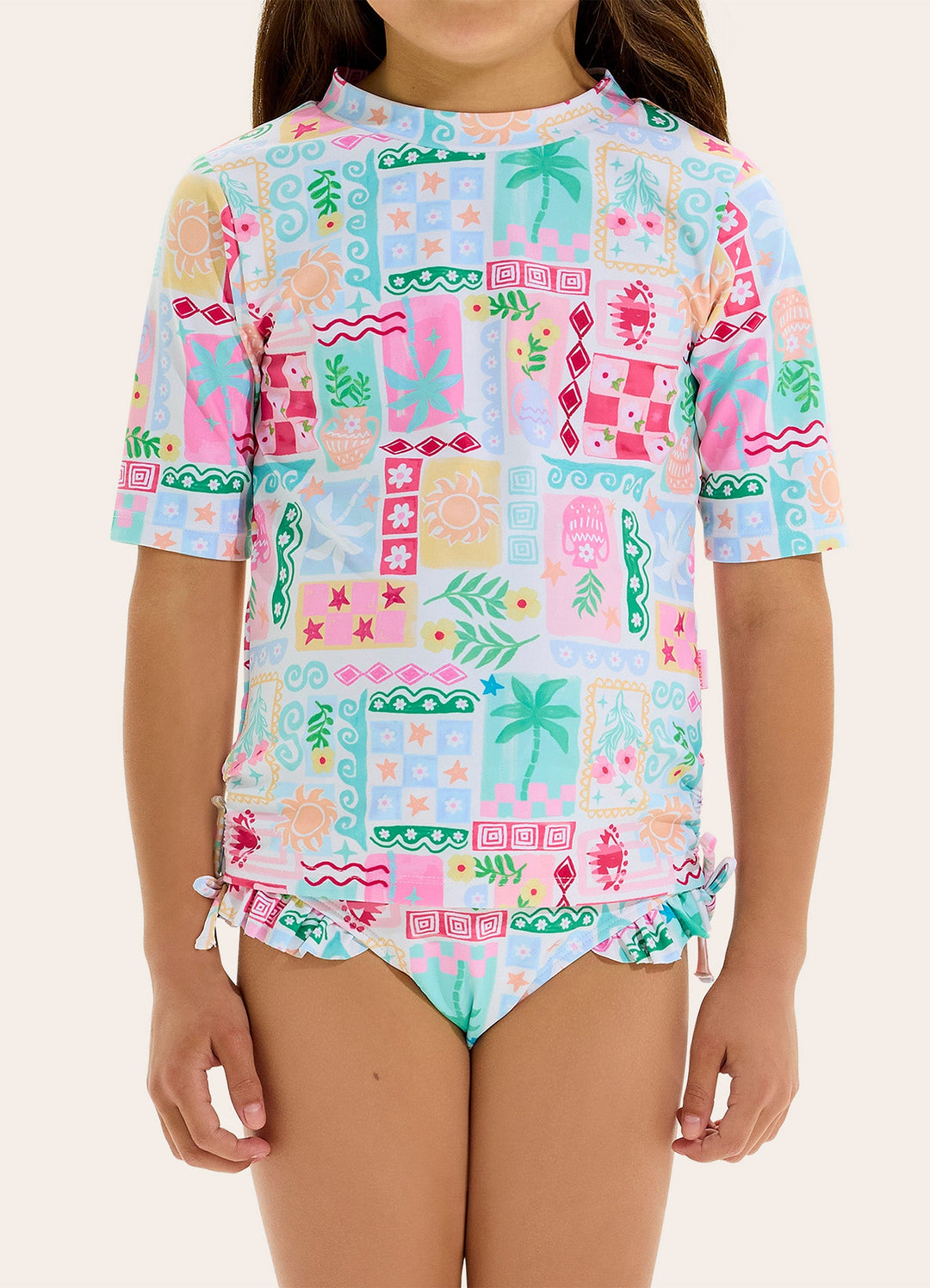 Capri Ruched Rash Set
