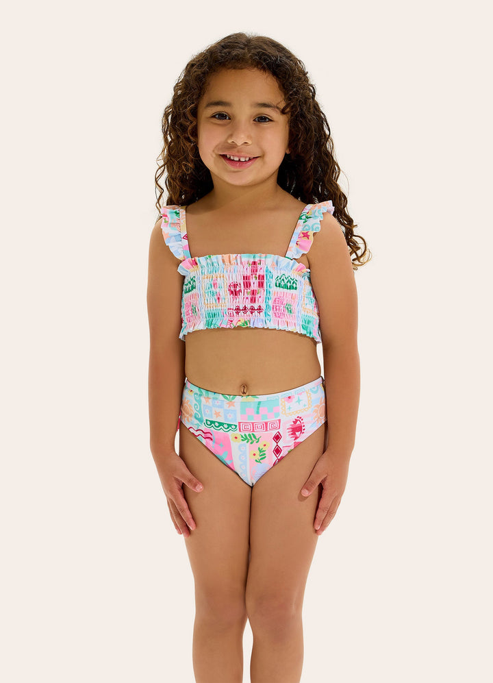 Capri Shirred Bikini