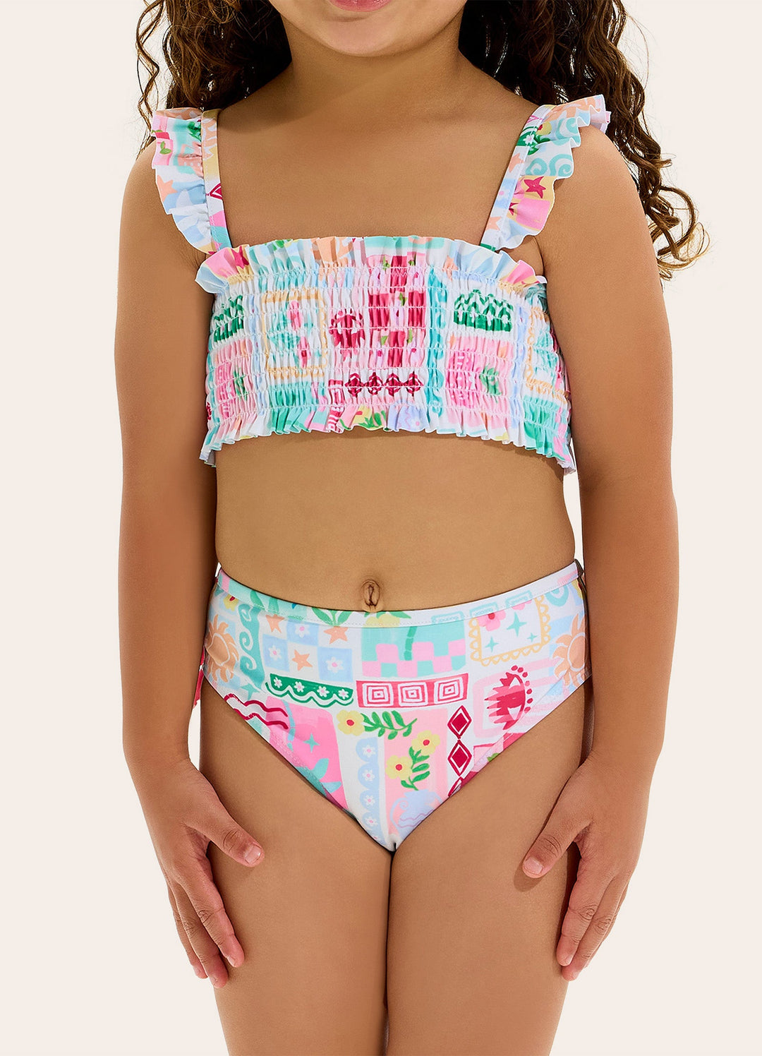Capri Shirred Bikini