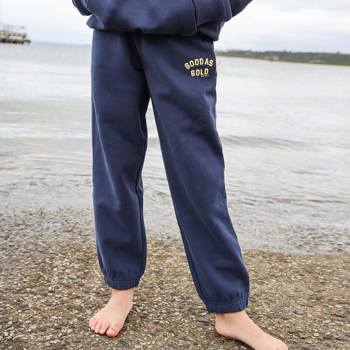 Good As Gold Kids Sweat Pant in Navy