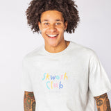 Skwosh Since 15 Regular Tee In Snow Marl