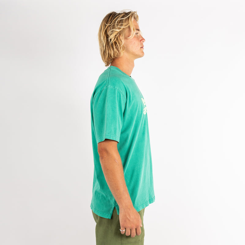 Happy As Larry Regular Tee in Green
