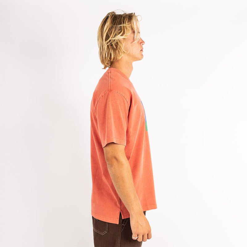 Alpine Time Regular Tee In Red