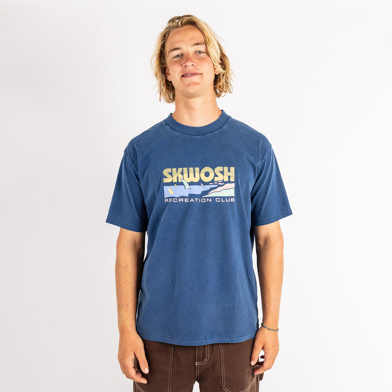 Rising Fun Regular Tee In Navy