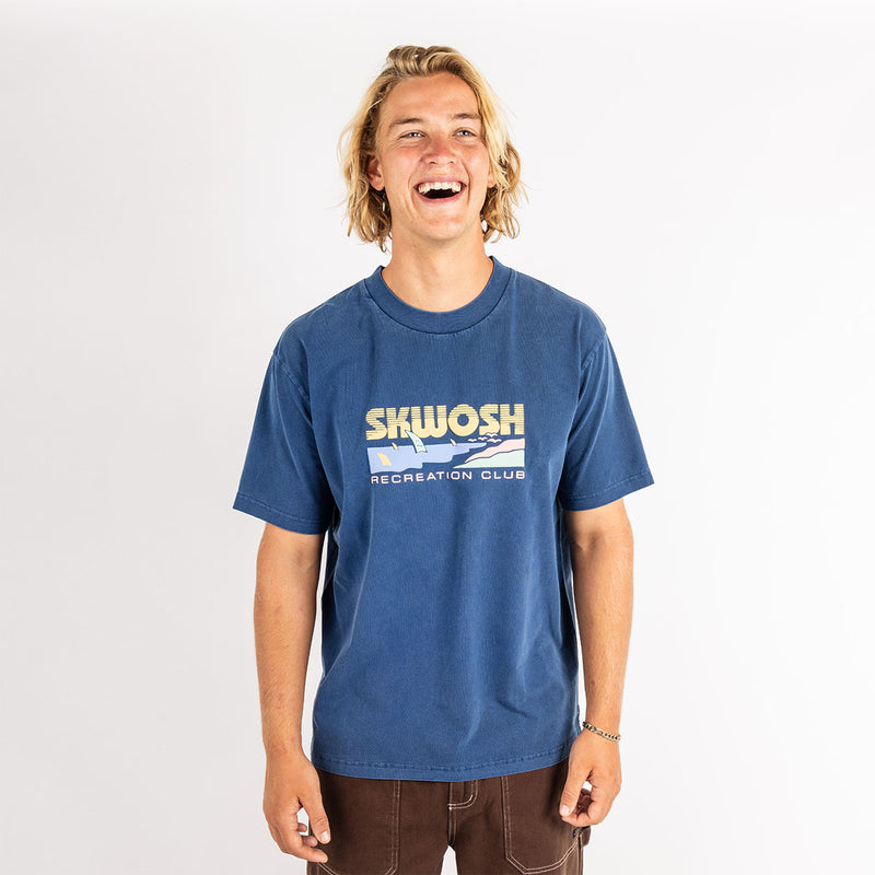 Rising Fun Regular Tee In Navy