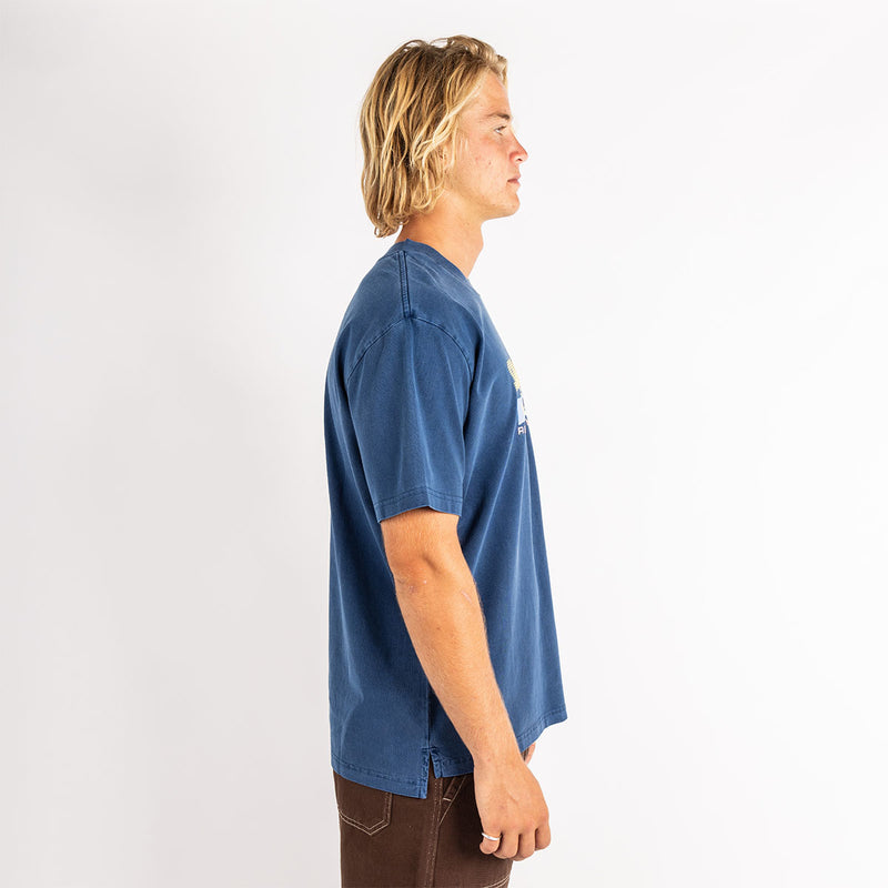 Rising Fun Regular Tee In Navy