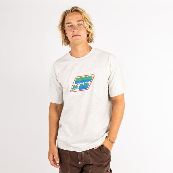 Rockies Regular Tee In Grey Marle