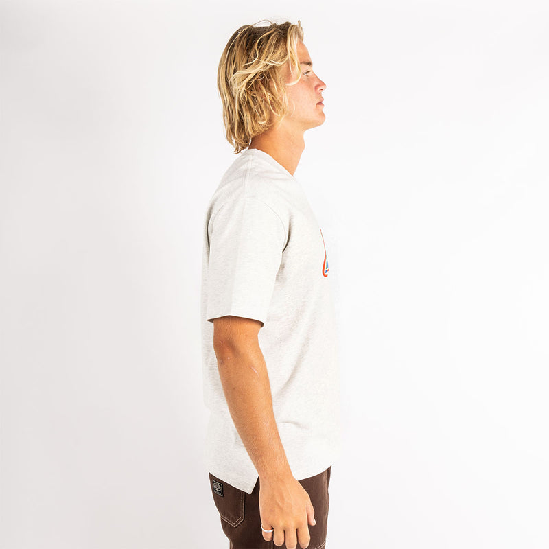 Rockies Regular Tee In Grey Marle