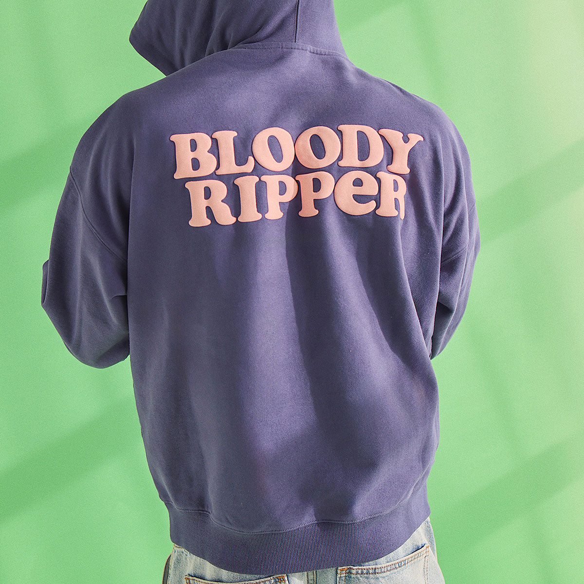 Bloody Ripper Slang Hoodie In Navy