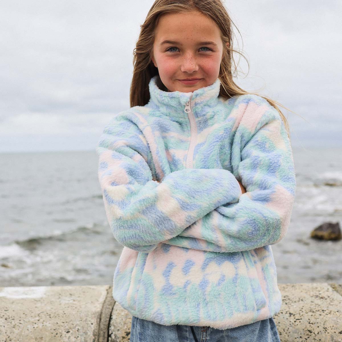 Chilladelphia Kids Polar Fleece Half Zip