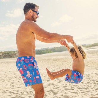 So Jelly Mens Swim Shorts in Royal Blue