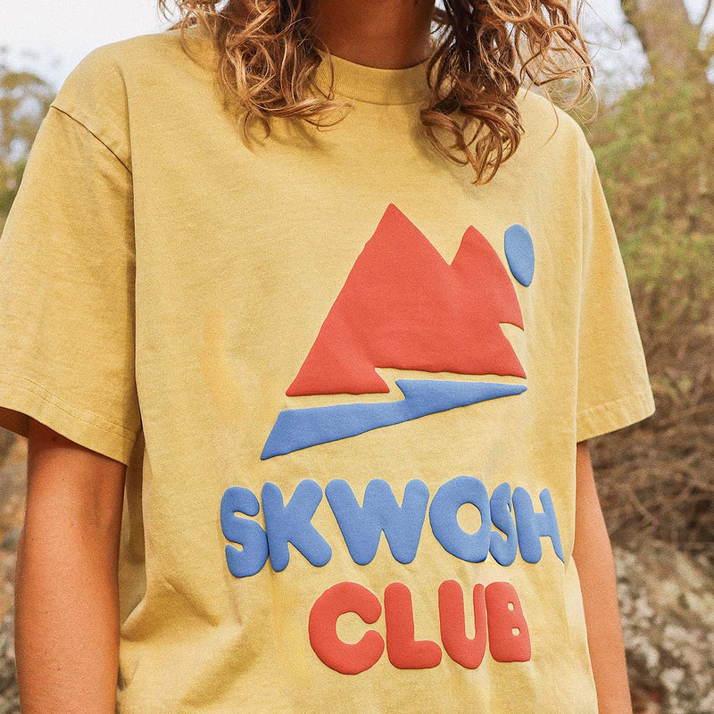 Chunky Mountain Regular Tee In Butter