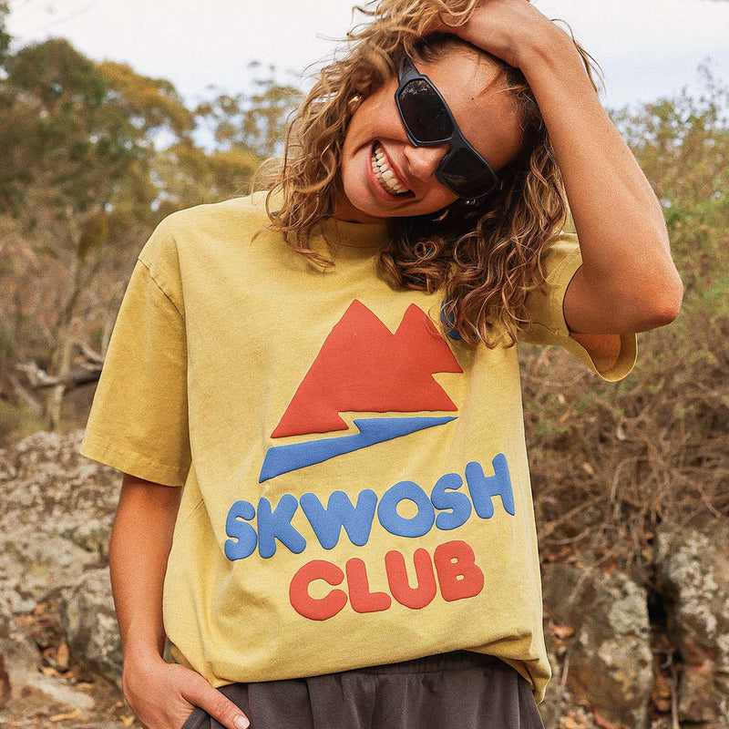 Chunky Mountain Regular Tee In Butter