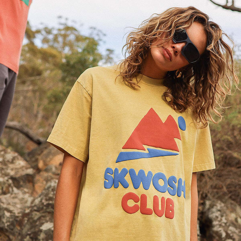 Chunky Mountain Regular Tee In Butter
