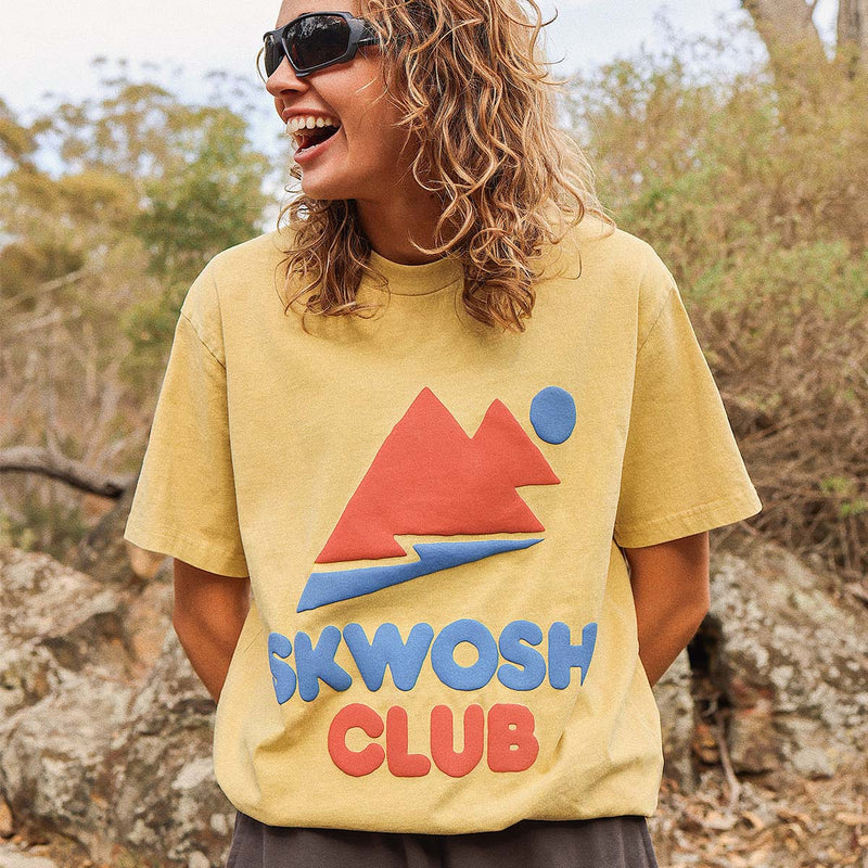 Chunky Mountain Regular Tee In Butter