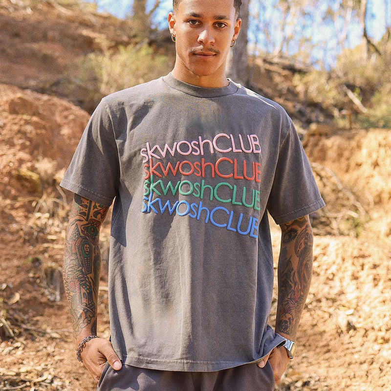 Quatro Regular Tee In Carbon