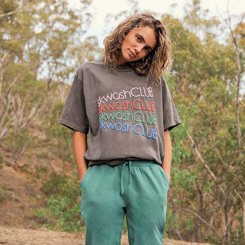 Quatro Regular Tee In Carbon