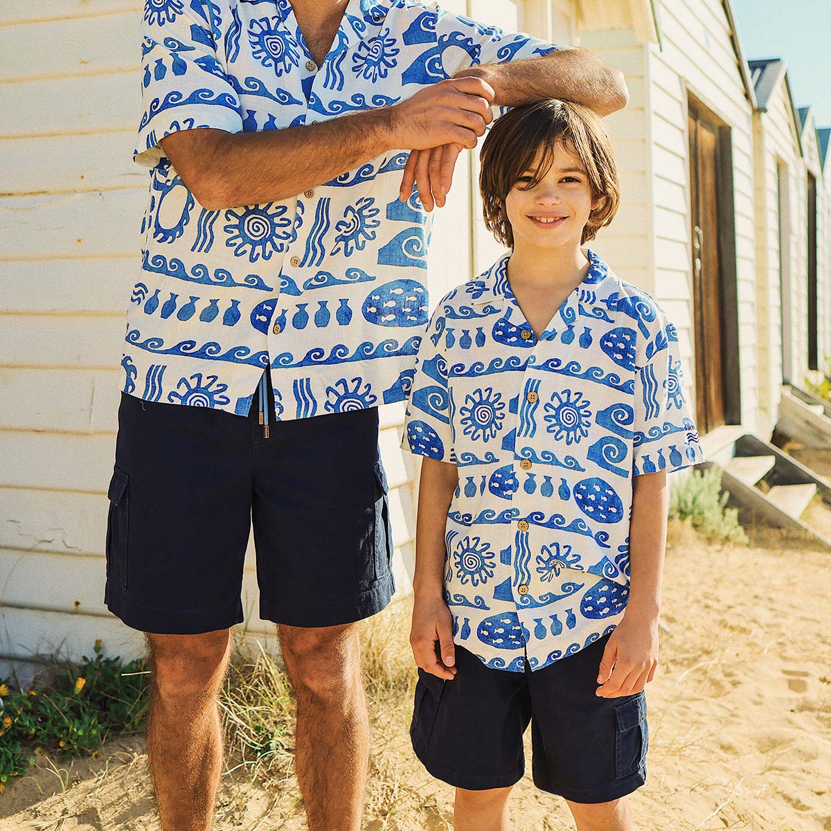 Boys Utility Shorts in Navy